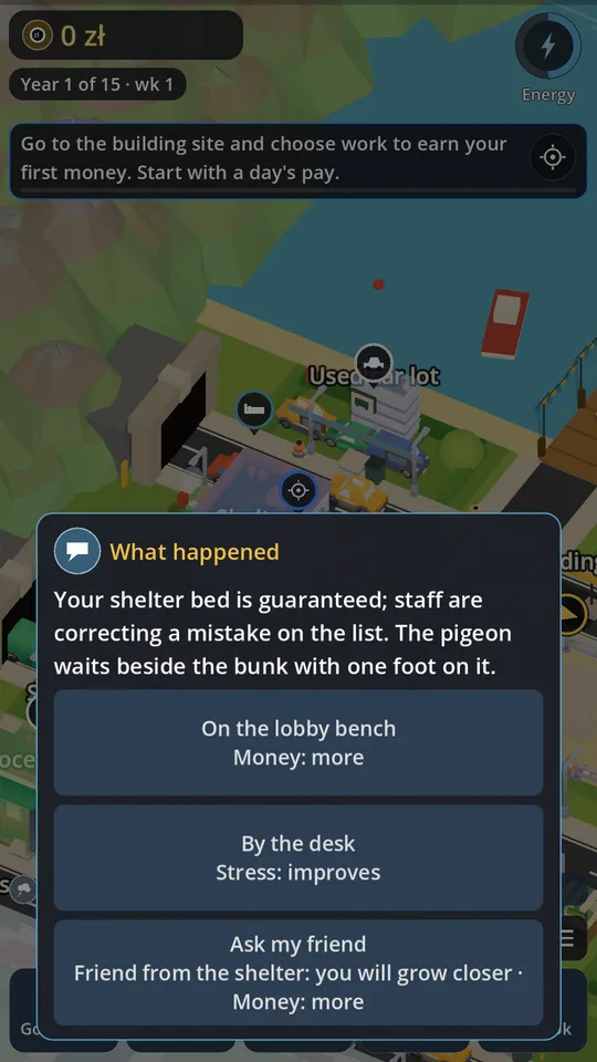 Hard Earned: Decisions with consequences