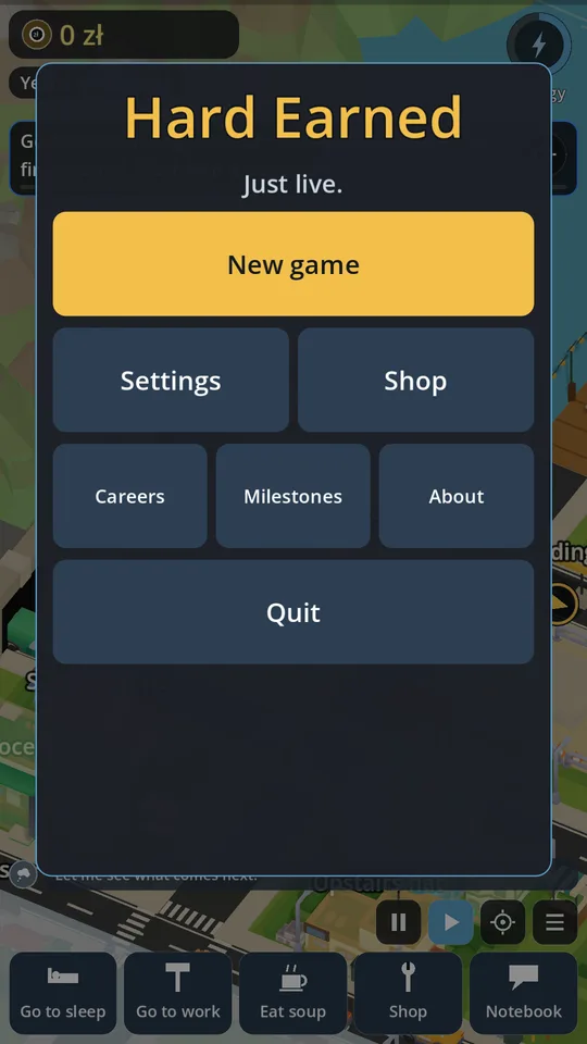 Hard Earned: Start a new life