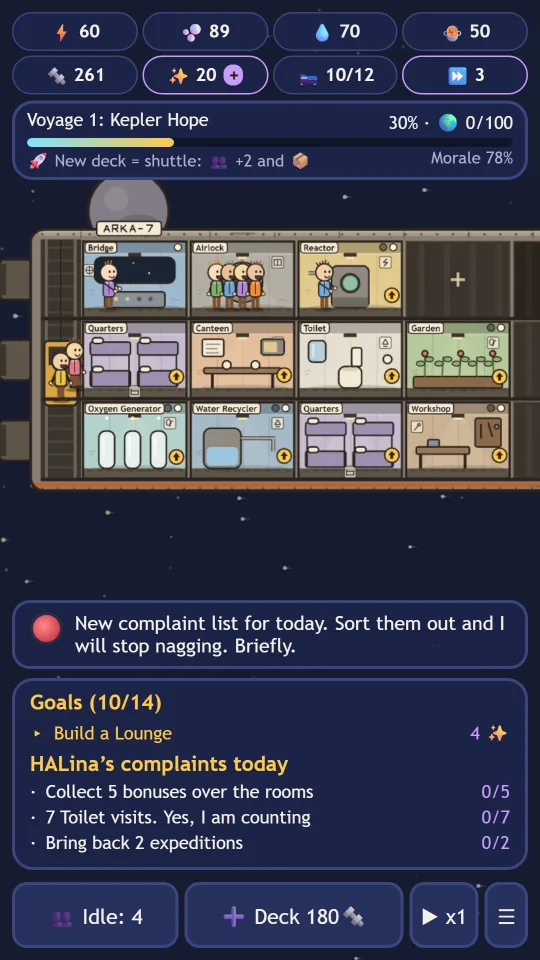 Hope-ish: The ship grows deck by deck